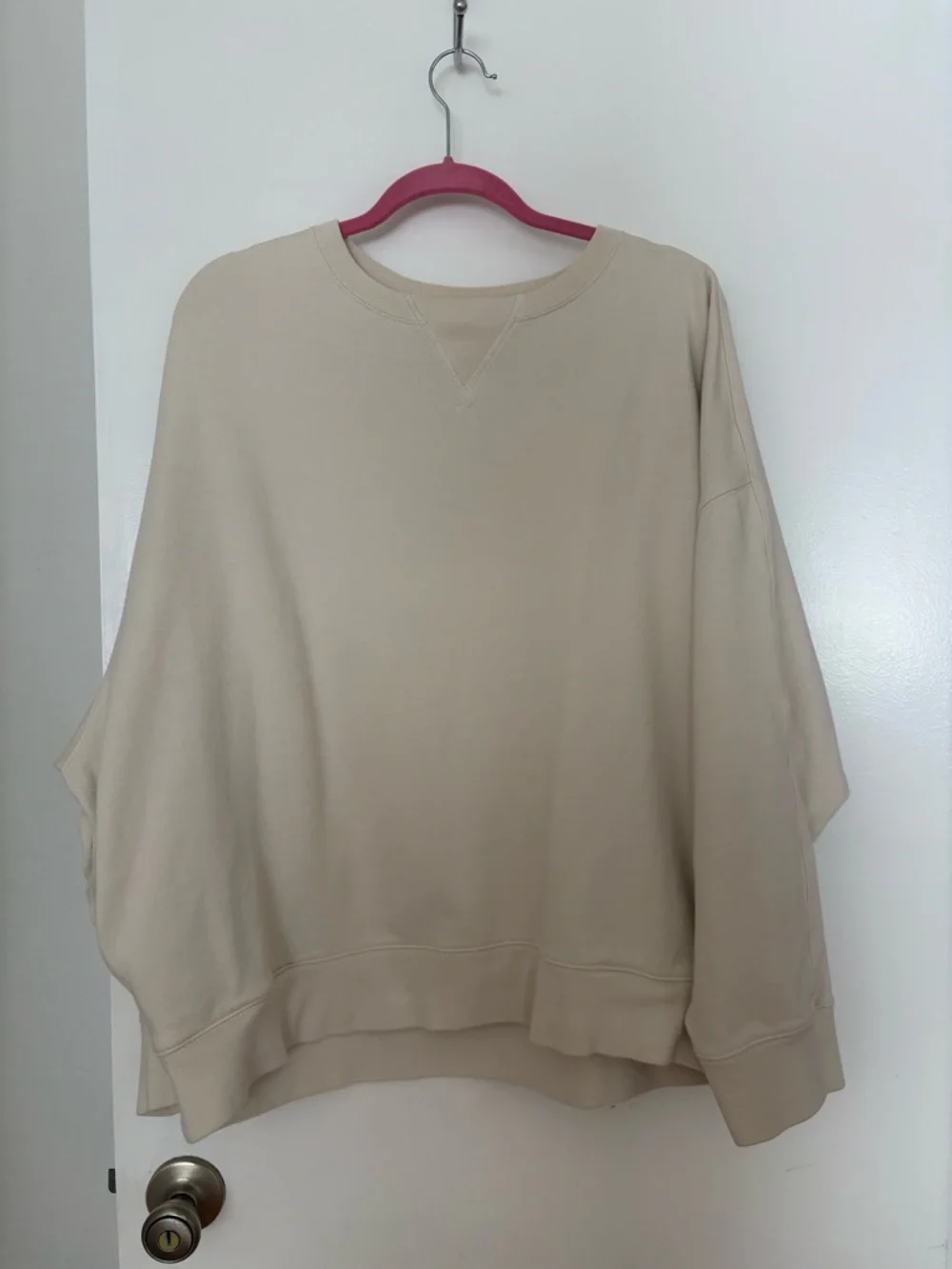 Calvin Klein Oversized Neutral Crewneck Sweatshirt